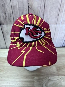 Starter SHOCKWAVE Kansas City Chiefs Lightning Snapback Hat 90s Stain RARE READ - Picture 1 of 10