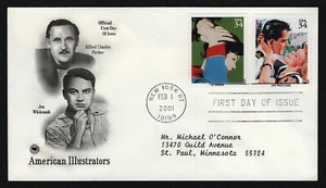 #3502f & n 34c American Illustrators, PCS FDC **ANY 5=FREE SHIPPING** - Picture 1 of 1