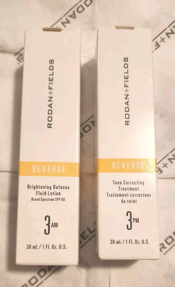 NEW RODAN + FIELDS REVERSE 3AM BRIGHTENING DEFENSE EXP 10/24 & 3PM TONE CORRECT - Image 1 of 1