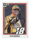 Autographed Kyle Busch 2022 Donruss Optic Racing Rowdy 18 M And Ms Team Signed Na