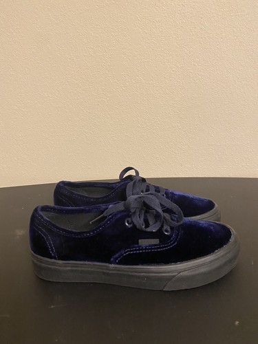 Scarpe sneakers basse Vans uomo 3 5 donna taglia 5 unisex velluto blu navy