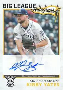 Tarjetas autógrafas de béisbol Topps Big League 2020 - Imagen 1 de 17