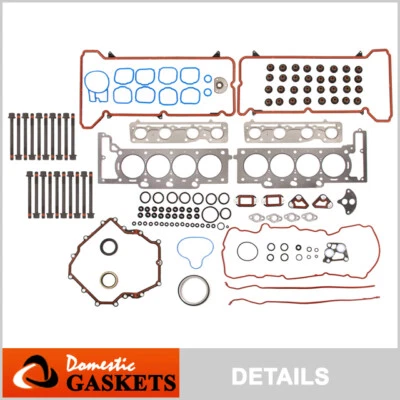 Juego de pernos de junta completa de 4,6 L para Cadillac Seville Deville Bonneville 02-03 Foto 1 de 4