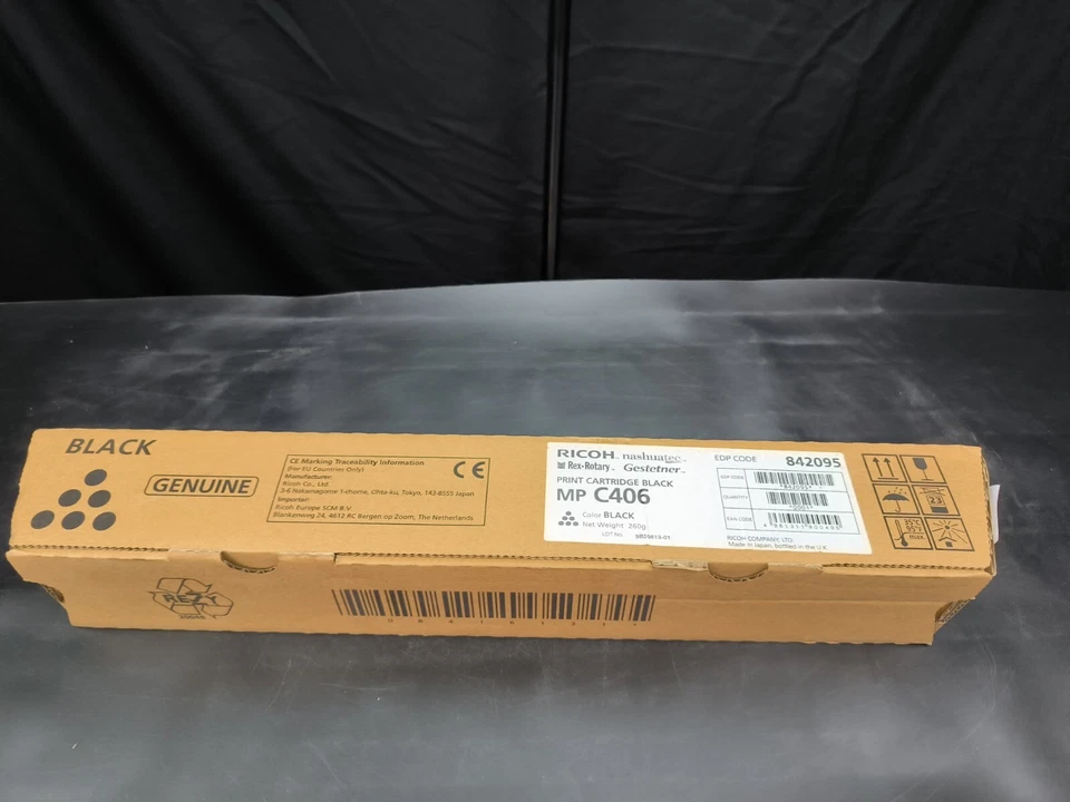 Ricoh Black Toner Ink MP C406 - Image 1 of 1