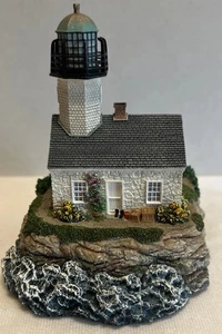 Alter Mount Desert Leuchtturm Maine #563 von Harbour Lights in Box & COA - Bild 1 von 9