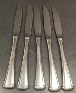 Juego de 5 cuchillos de cena Oneida Maestro St. Leger de acero inoxidable de 9" - Imagen 1 de 10
