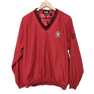 Vintage Ashworth Mens Olympia Fields US Open 2003 Pullover Jacket Size M Red - Picture 1 of 5