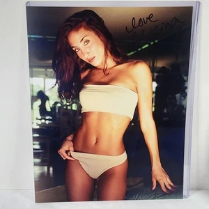 Melina F. Circuit Girls Hooters Hawaiian Tropic 8x10 Foto Model signiert I - Bild 1 von 3