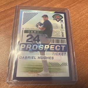2024 Panini Prospect Edition Gabriel Hughes #177 94/99 - Picture 1 of 3