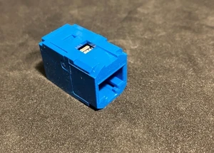 New Panduit CC688BU Cat6 Nini-Comm Couple - NO BAG - RJ45 8P8C Blue Cat-6 - Picture 1 of 3