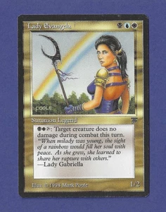 Magic The Gathering 1994 - Lady Evangela - Summon Legend - Legends Magic The Gathering - Imagen 1 de 2