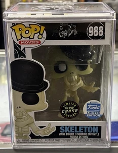 Funko Pop! Vinyl: Corpse Bride - Skeleton (Chase) (Glows in the Dark) Funko #988 - Picture 1 of 7