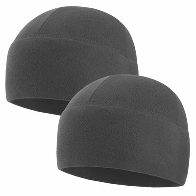 Chapéu gorro de esqui lã quente à prova de vento boné caveira militar térmico tático 1/2 peça - Imagem 1 de 4