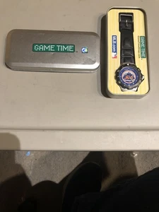 New York Mets Game Time Watch In Metal Case- MLB Licenced - Picture 1 of 10