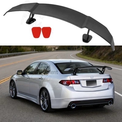 For Acura TSX 2009-2014 55'' GT Style Carbon Fiber Rear Trunk Spoiler Race Wing - Изображение 1 из 4