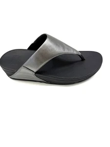 FitFlop Women's Thong Comfort Wedges Sandals Silver Size 8/39 ($) - Picture 1 of 5