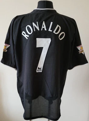 Camiseta Nike de fútbol visitante Manchester United 2003-2005 #7 Ronaldo talla 3XL adulto Foto 1 de 4