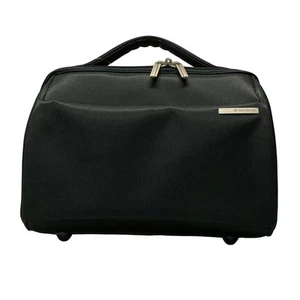 Auth Samsonite - Black Nylon Leather Handbag - Picture 1 of 10