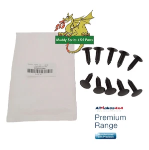 Allmakes Land Rover Defender Black Plastic Fir Tree End Cap Fasteners DZM100080 - Picture 1 of 2