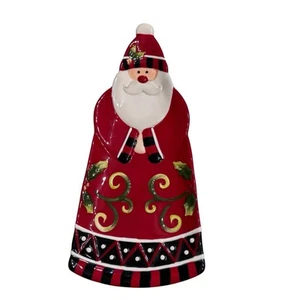 Fitz and Floyd Santa Plate Serving Saint Nick Nicholas Christmas Holiday Vtg - Picture 1 of 8