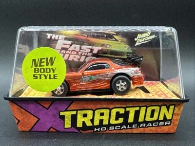 2005 Johnny lightning xTraction HO Scale Fast & Furious METALIC ORANGE MAZDA RX7 - Image 1 of 4