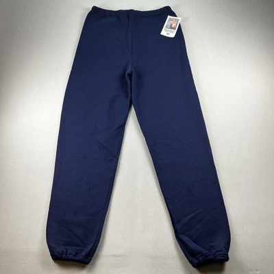 Pantalones deportivos Russell vintage para hombre grandes azul marino polar en blanco EE. UU. 90 Foto 1 de 4