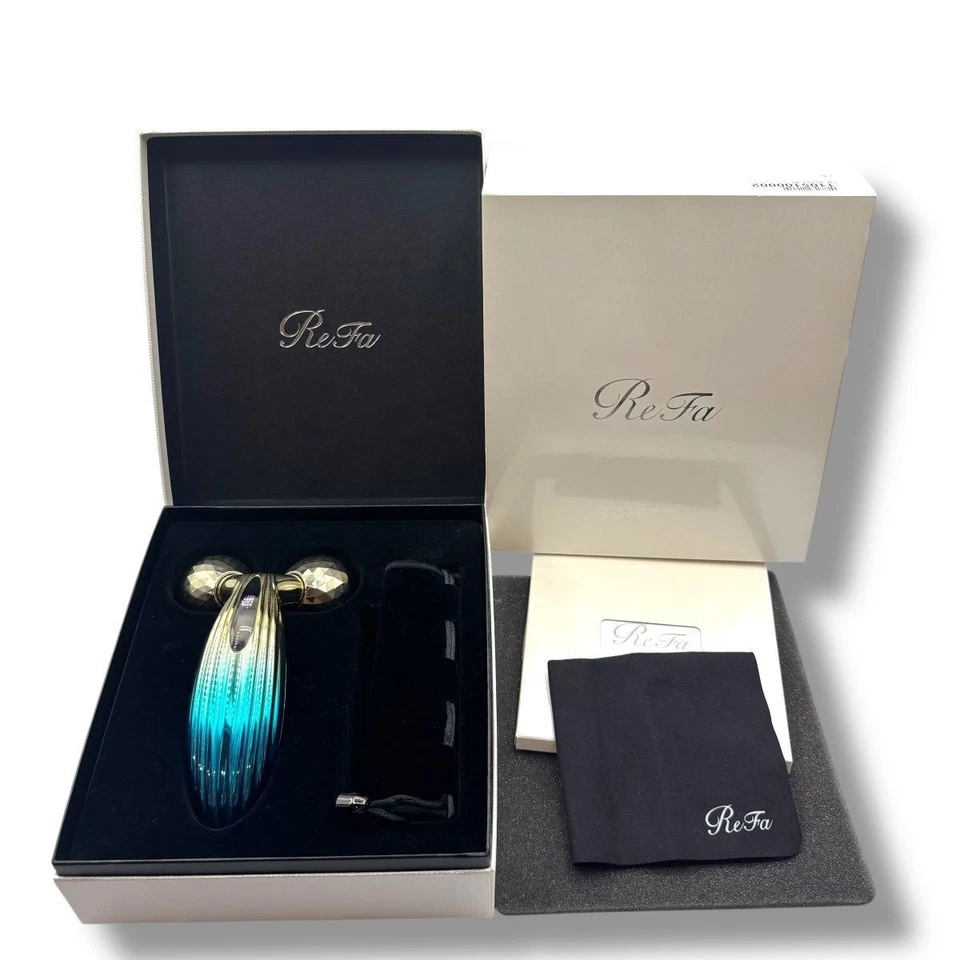 MTG ReFa CARAT RAY RF-PC2019B-SP Gradient Color Beauty Face Roller Handy Device - Image 1 of 4
