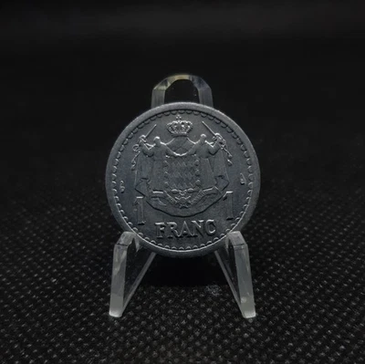 1 Franc Monaco 1943 - Louis II en aluminium, SUP, sous pochette - Photo 1/2