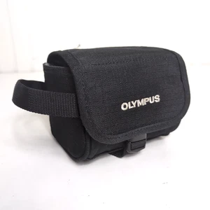 Estuche negro con clip para cámara o lente Olympus genuino para cámaras CAMEDIA - Imagen 1 de 9