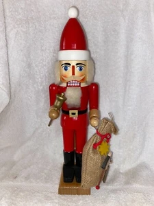 ARTE POPULAR DE LOS ARCEBIRGOS Santa Claus 15" Cascanueces - Imagen 1 de 10