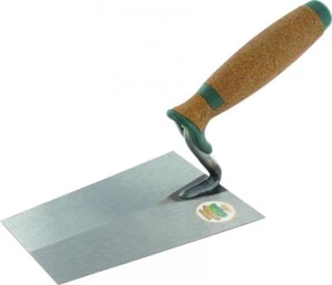Kantige Korkgriff Kelle Stukkateurkelle Maurerkelle Putzkelle Trapezkelle 160 mm - Bild 1 von 1