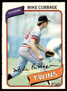 1980 O-Pee-Chee Mike Cubbage Minnesota Twins #262 R91 - Picture 1 of 2