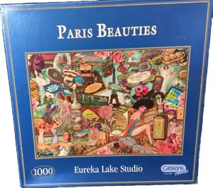 Gibsons 1000pc Paris Beauties jigsaw puzzle HTF - Picture 1 of 4