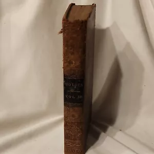 1829 Die alte Geschichte der Ägypter Charles Rollin Band 3 Hardcover Buch - Bild 1 von 15