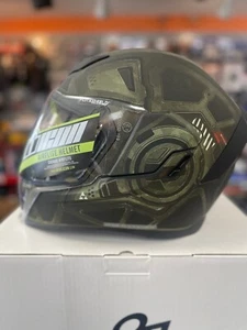 Icon Airflite Blockchain Helmet with clear and dark tint face shield SIZE MEDIUM - Picture 1 of 5