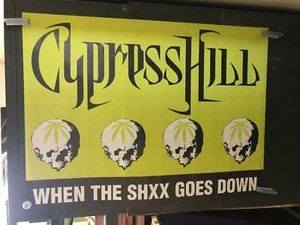 VINTAGE MUSIC POSTER Cypress Hill "When The Shxx Goes Down" Iconic Hip Hop - Picture 1 of 4