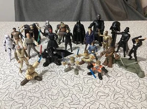Huge Star Wars lot 3.75 figures and Galactic heroes Kenner Hasbro Playskool - Picture 1 of 12