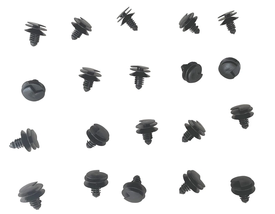 20 x clipes de náilon para porta através do forro e acabamento do painel para GM Chevrolet - Imagem 1 de 1