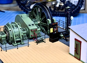 Fördermaschine Schacht 366 Wismut Uranerz Bergbau DDR Lasercut Bausatz H0 1:87 - Bild 1 von 12