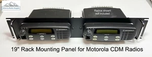 Panel de montaje en rack de 19" para móviles MOTOROLA CDM - radios dobles CDM750 1250 1550 - Imagen 1 de 11