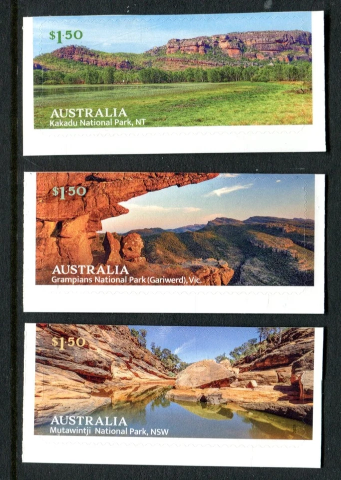 2025 Ancient Lands - MUH Set of 3 Booklet Stamps — 第 1/1 张图片