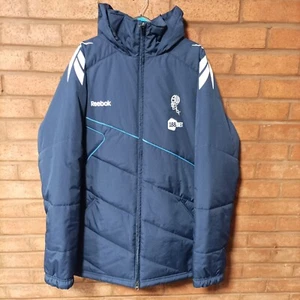 Reebok Bolton Wanderers Coat Jacket Managers Players Coat Long Vintage 2012/13 - Picture 1 of 10