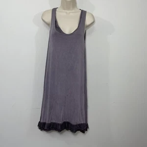 Ella Moss tie dye purple dress mini size large causal two dresses layered New - Picture 1 of 12