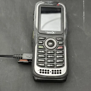NEW Kyocera DuraPlus - E4233 - Black (Sprint) PTT 3G Rugged Military Cell Phone - Picture 1 of 8