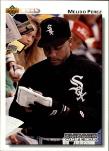 Melido Perez 1992 Upper Deck MLB #190 Baseball Card Chicago White Sox - Picture 1 of 2