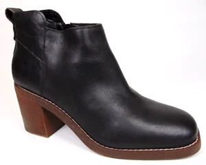 Crown Vintage CV-Hashel Black Saguaro Leather Ankle Chelsea Booties Size 9.5 Med - Picture 1 of 15