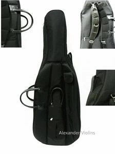 NUEVO***Mochila para violonchelo acolchada premium talla 4/4, ¡vendedor de EE. UU.! - Imagen 1 de 10