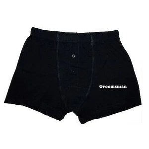 CALZONCILLOS BOXER BODA PADRINO PARA HOMBRE (4 tallas) - XWBS06 - Imagen 1 de 1