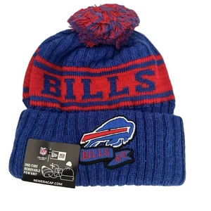 New Era Buffalo Bills maglia invernale completamente foderato berretto NFL calcio tempo libero - Foto 1 di 7