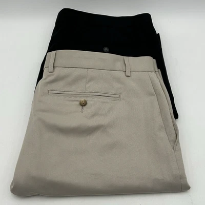 Cutter & Buck Shorts Men 40 Twill Microfiber Pleated 9" 2 Pair Bundle - Image 1 of 4